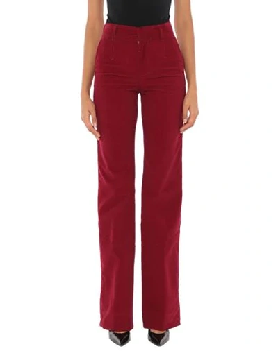 Shop Dsquared2 Pants In Brick Red