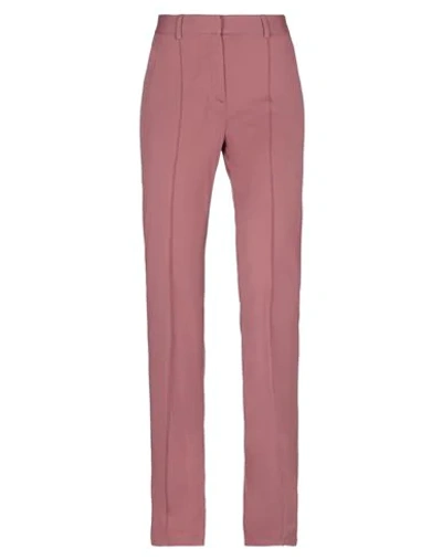Shop Atos Lombardini Woman Pants Pastel Pink Size 8 Viscose
