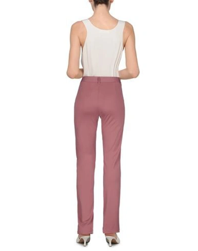 Shop Atos Lombardini Woman Pants Pastel Pink Size 8 Viscose