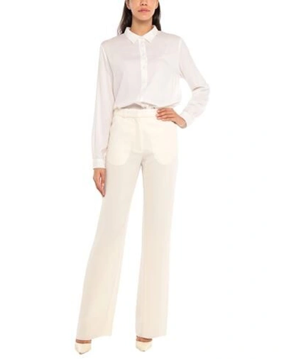 Shop Mulberry Woman Pants Ivory Size 4 Polyester In White