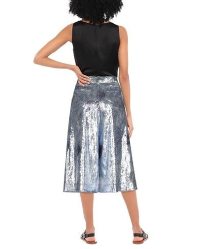 Shop Jacquemus Cropped Pants In Sky Blue