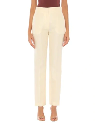Shop Dior Pants In Ivory