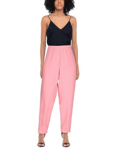 Shop 8pm Woman Pants Pink Size L Polyester, Elastane