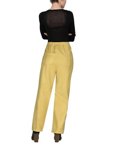 Shop Alessia Santi Woman Pants Ocher Size 6 Wool, Cotton, Elastane In Yellow