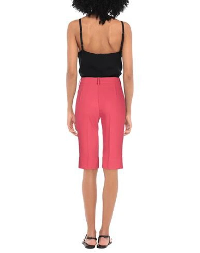 Semicouture Woman Shorts & Bermuda Shorts Red Size 6 Polyester, Acetate In Red