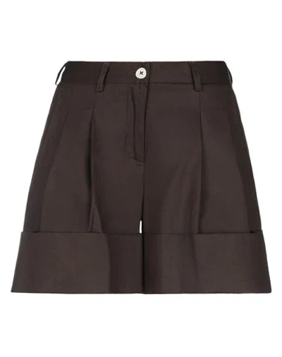 Shop Jejia Shorts & Bermuda Shorts In Dark Brown