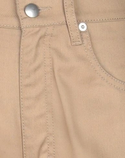 Shop Douuod Woman Pants Beige Size 26 Cotton, Elastane