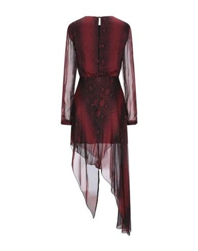 Shop Amiri Knee-length Dresses In Maroon