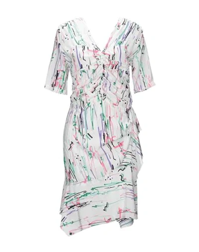 ISABEL MARANT ISABEL MARANT WOMAN MIDI DRESS WHITE SIZE 8 SILK, ELASTANE 15082957NQ 5