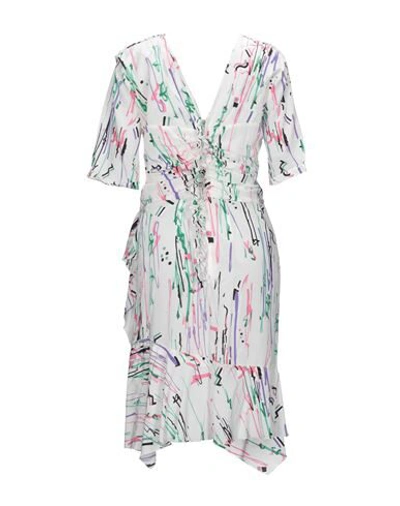 ISABEL MARANT ISABEL MARANT WOMAN MIDI DRESS WHITE SIZE 8 SILK, ELASTANE 15082957NQ 5