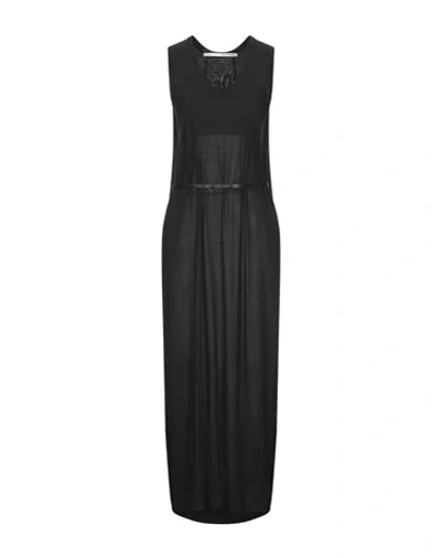 Shop Isabel Benenato Long Dresses In Black