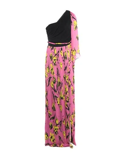Shop Hanita Woman Maxi Dress Pastel Pink Size L Polyester