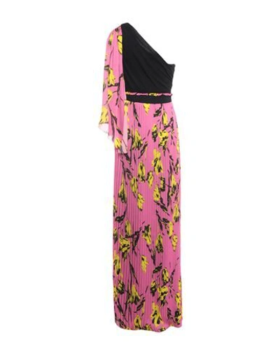 Shop Hanita Woman Maxi Dress Pastel Pink Size L Polyester