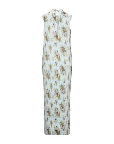 Shop Frankie Morello Woman Maxi Dress Light Green Size 10 Polyester