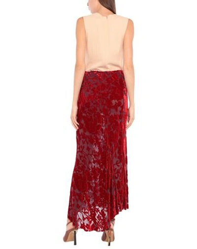 Shop Ann Demeulemeester Long Skirts In Maroon