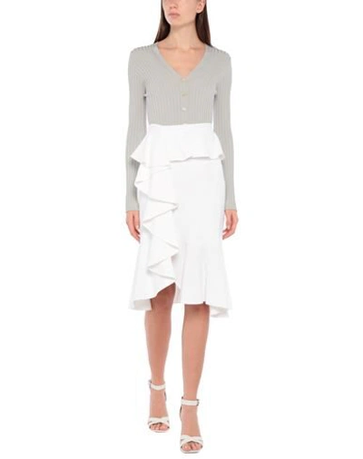 Shop Michael Kors Midi Skirts In White