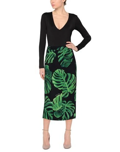 Dolce & Gabbana Midi Skirts In Black