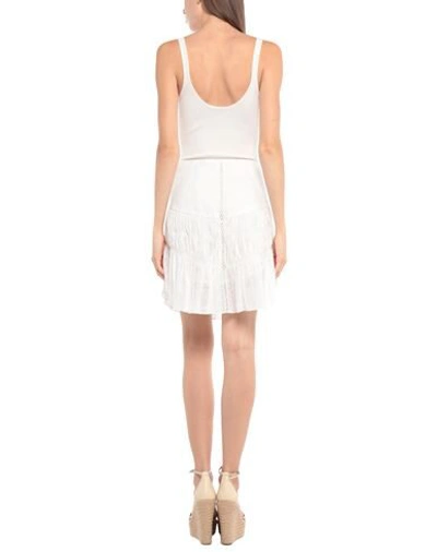 Shop Isabel Marant Woman Midi Skirt Ivory Size 8 Ramie, Cotton In White