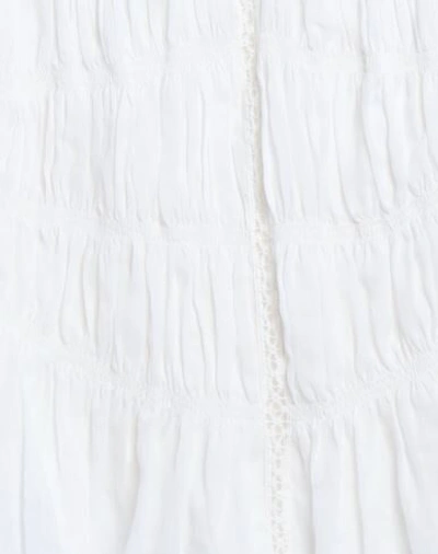 Shop Isabel Marant Woman Midi Skirt Ivory Size 8 Ramie, Cotton In White