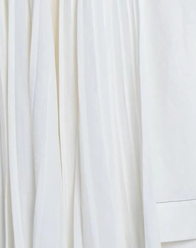 Shop Proenza Schouler Woman Midi Skirt Ivory Size 4 Viscose, Linen In White