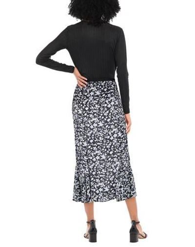 Shop Lily And Lionel Midi Skirts In Dark Blue