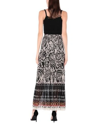 Shop Clips Long Skirts In Grey
