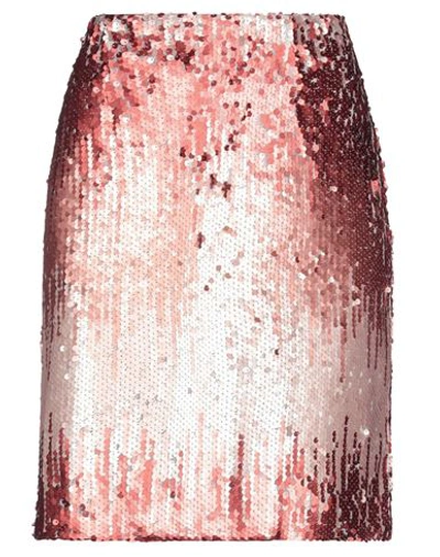Shop Jijil Woman Mini Skirt Pastel Pink Size 4 Polyester