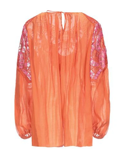 Alberta Ferretti Blouses In Orange
