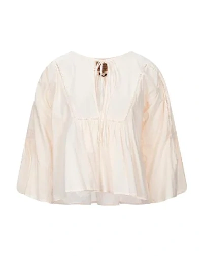 Shop Alessia Santi Blouses In Light Pink