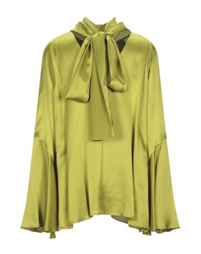 Alberta Ferretti Blouses In Military Green