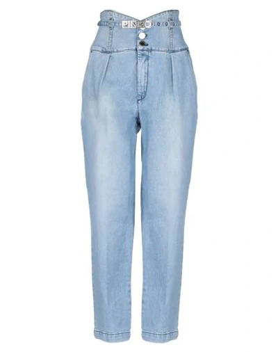 Shop Pinko Woman Jeans Blue Size 29 Cotton, Elastane