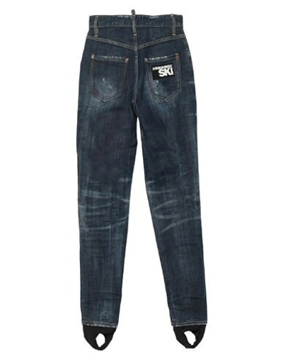 Shop Dsquared2 Woman Jeans Blue Size 4 Cotton, Elastane, Polyester, Polyurethane