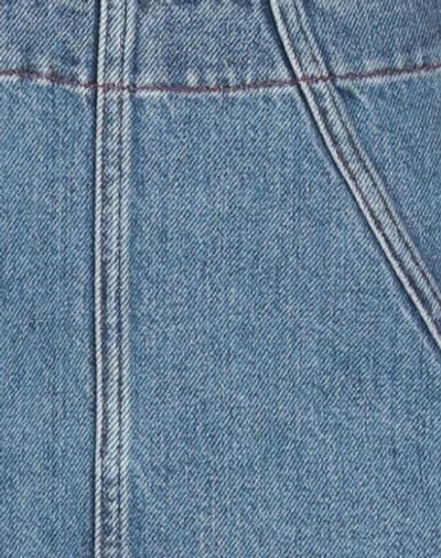Philosophy Di Lorenzo Serafini High-rise Denim Miniskirt In Blue