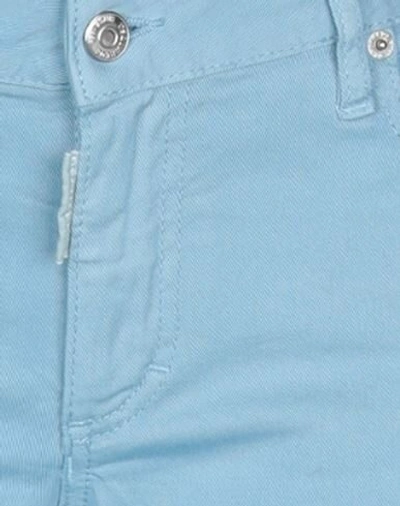 Shop Dsquared2 Woman Denim Pants Sky Blue Size 2 Cotton, Elastane