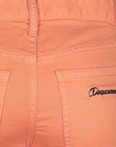 Shop Dsquared2 Woman Jeans Orange Size 2 Cotton, Elastane