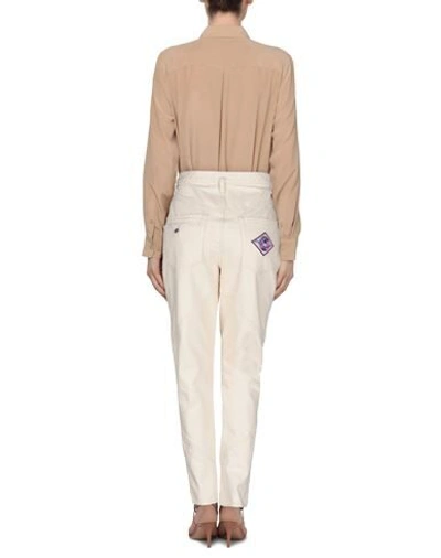 Shop Isabel Marant Jeans In Ivory