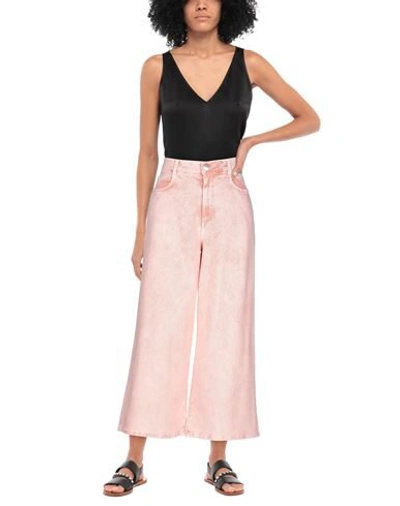 Shop Stella Mccartney Woman Jeans Pink Size 29 Cotton, Elastane