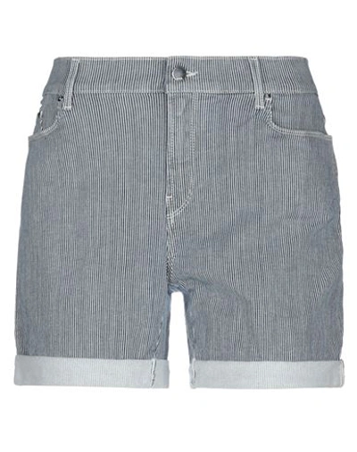 Shop Karl Lagerfeld Woman Denim Shorts Blue Size 26 Cotton, Elastane