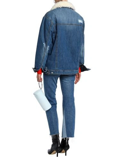 Shop Ainea Denim Outerwear In Blue