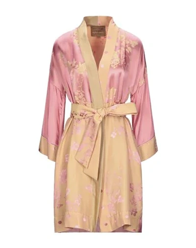 Shop Alessia Santi Woman Dressing Gown Or Bathrobe Pink Size 4 Acetate, Viscose