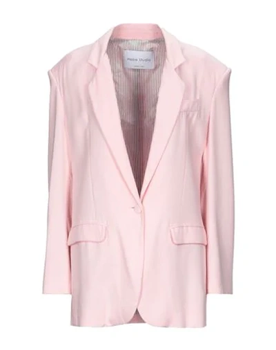 Shop Hebe Studio Woman Blazer Light Pink Size 6 Viscose
