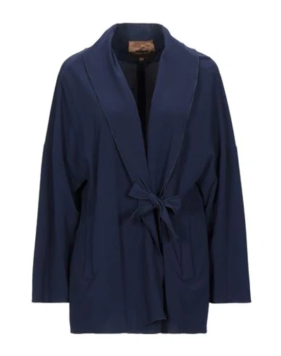 Shop Alessia Santi Woman Blazer Blue Size 6 Polyester, Elastane