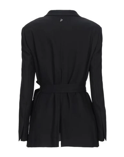 Shop Dondup Woman Blazer Black Size 10 Viscose, Elastane