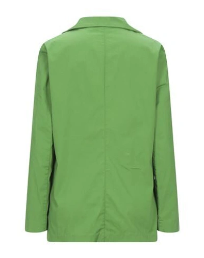 Shop Ottod'ame Woman Blazer Light Green Size 6 Cotton