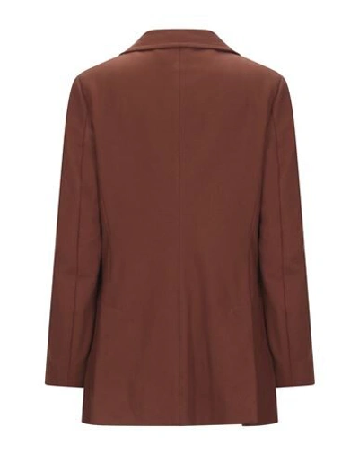 Shop Ottod'ame Suit Jackets In Brown
