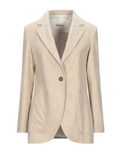 Shop Ottod'ame Suit Jackets In Sand