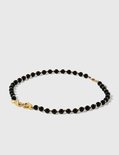 Shop Anissa Kermiche Les Mains Necklace In Black