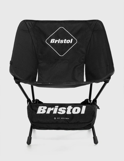 Shop F.c. Real Bristol X Helinox Emblem Folding Chair In Black