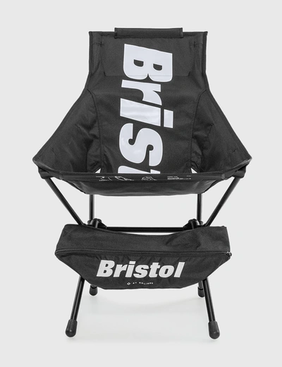Shop F.c. Real Bristol X Helinox Emblem Folding Sunset Chair In Black