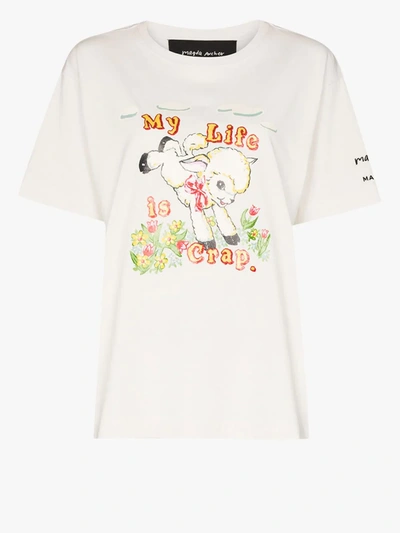 Shop The Marc Jacobs White X Magda Archer Printed T-shirt